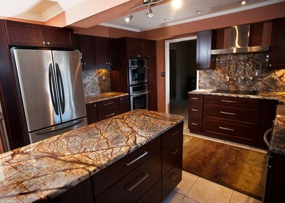 Honed, Polished or Brushed finish granite