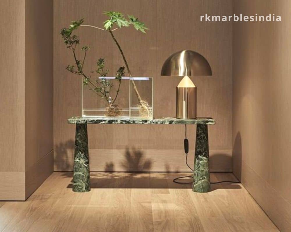 marble console table