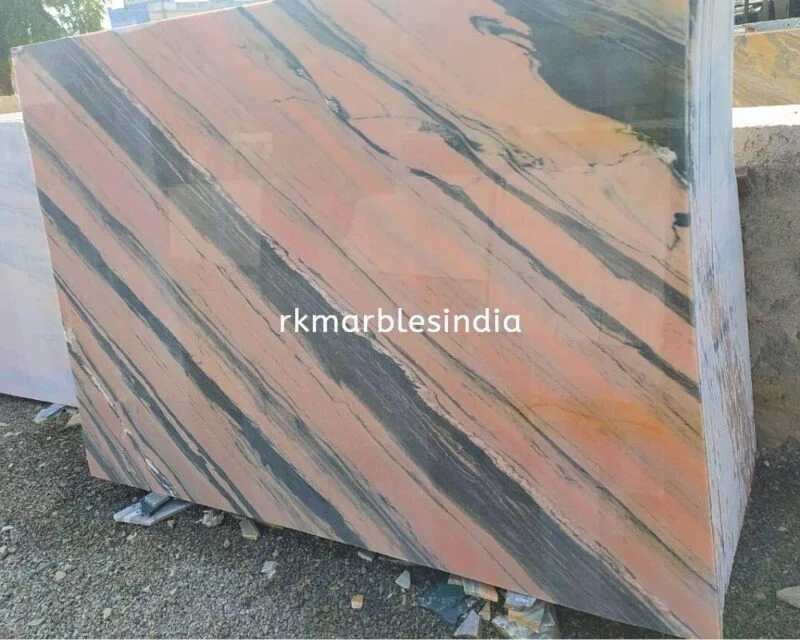 Pink Marble slabs for flooring