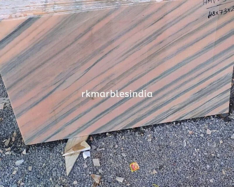 Pink Marble slabs for flooring