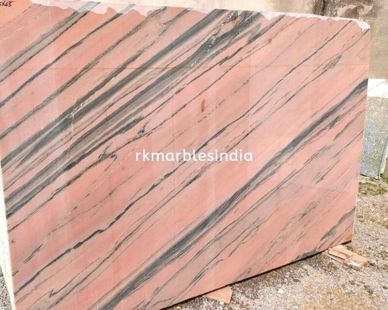 Pink Marble slabs for flooring