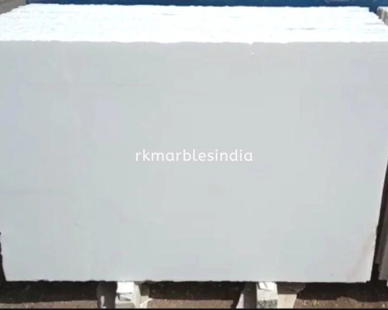 Makrana white marble slabs