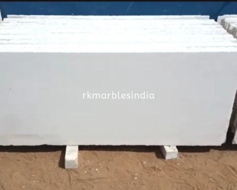 Makrana white marble slabs