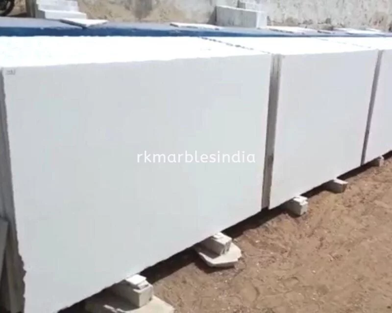 Makrana white marble slabs