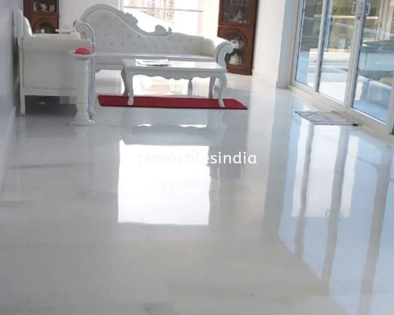 Makrana white marble slabs