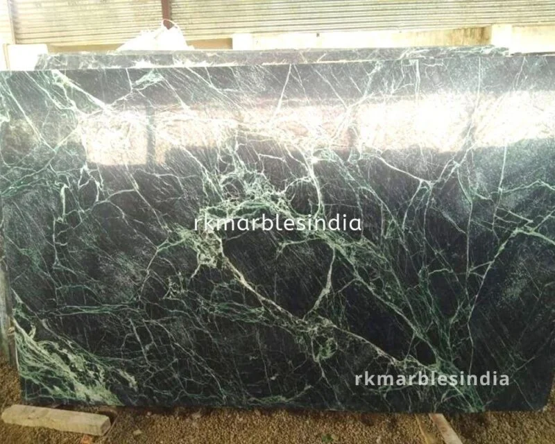 spider green marble