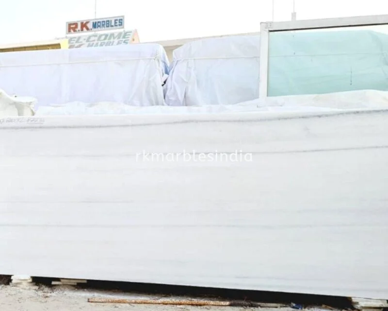 Makrana Albeta white marble slabs