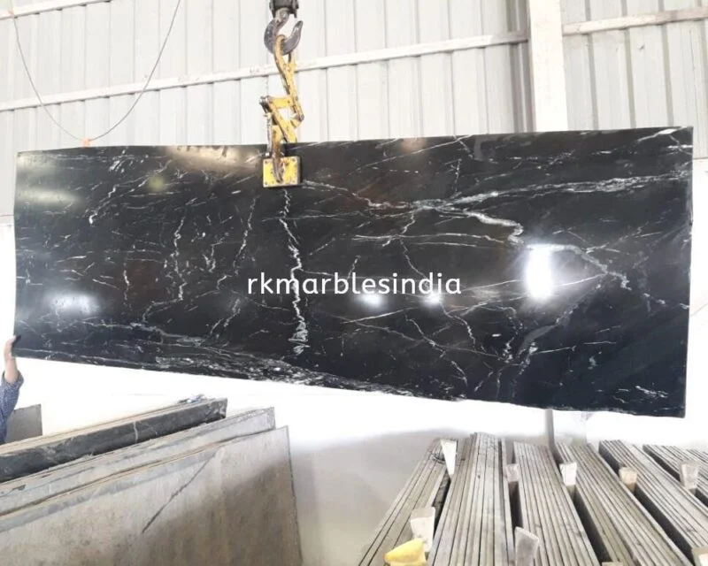 Indian Black marquino marble