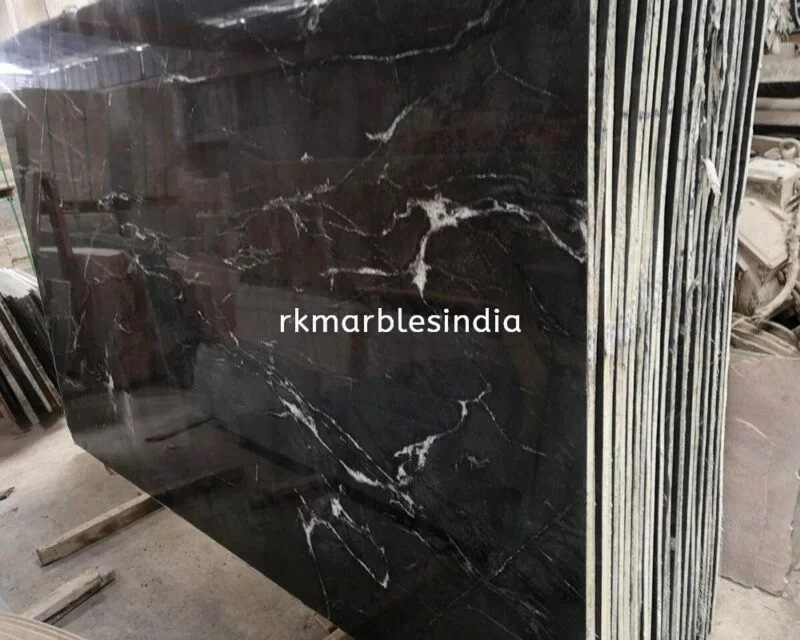 Indian Black marquino marble