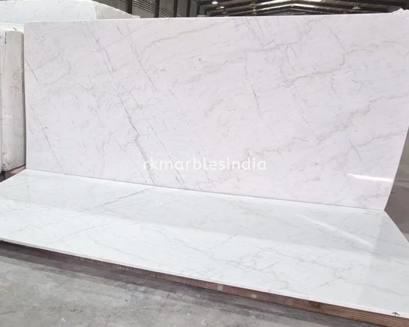 almond white marble slabs