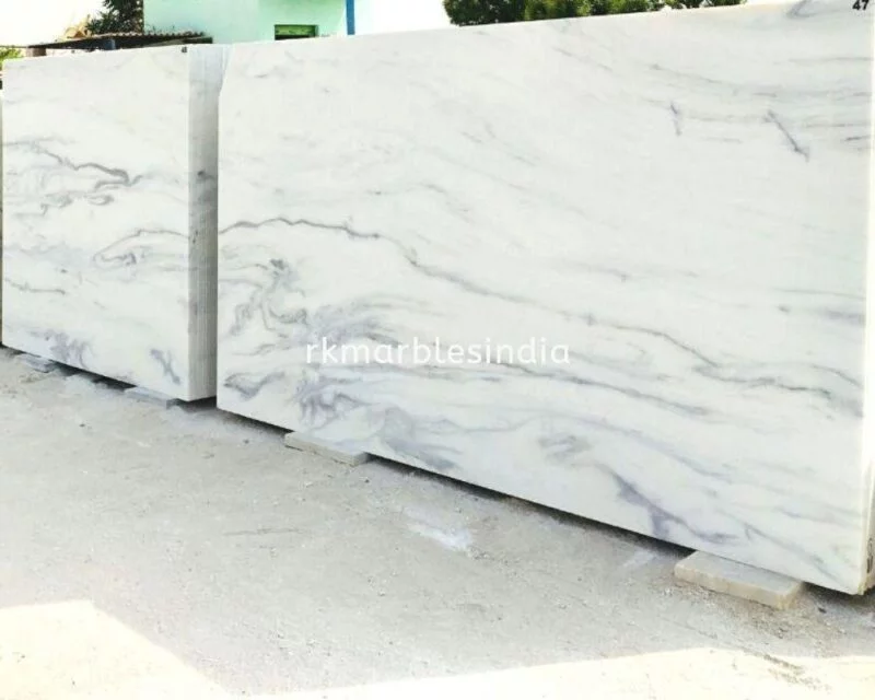 Albeta white marble slabs