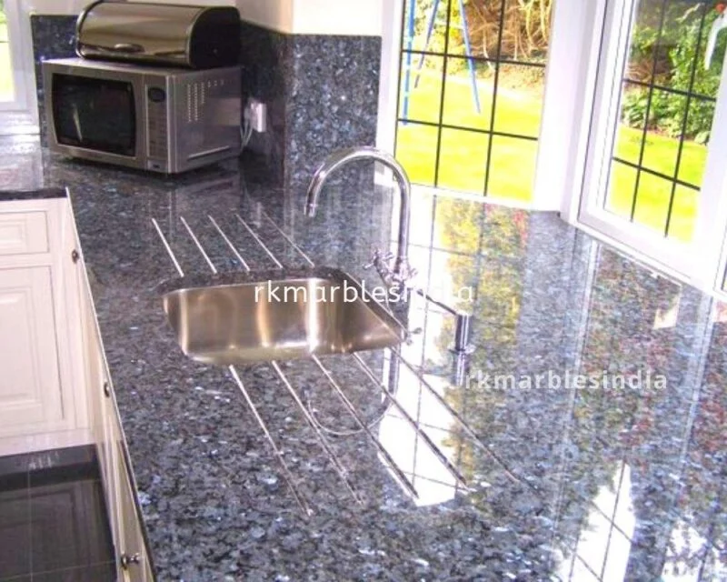 Blue pearl granite