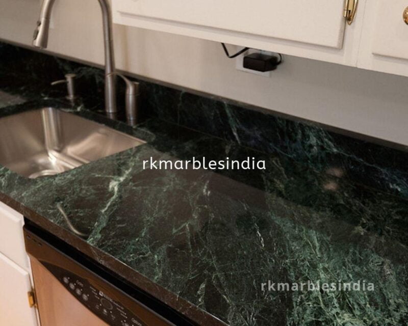 Spider green marble tile