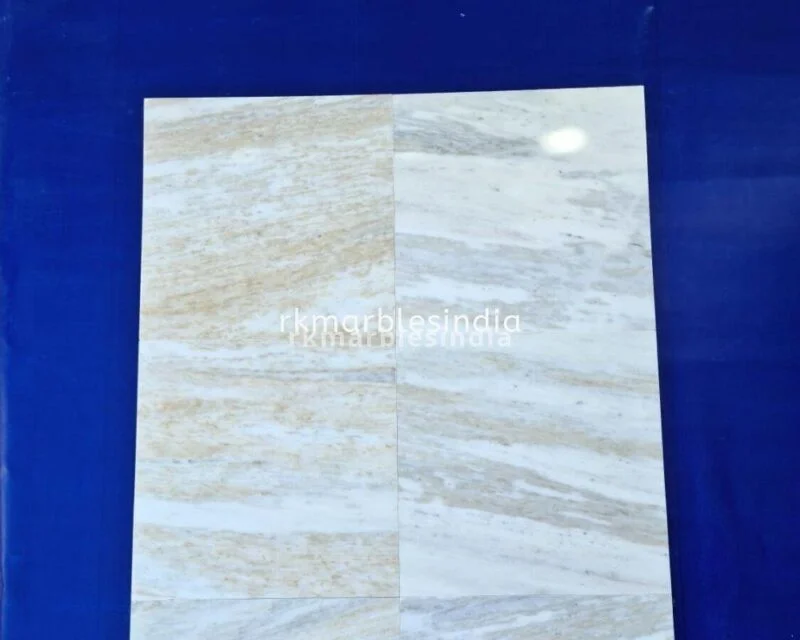 Almond white marble tile