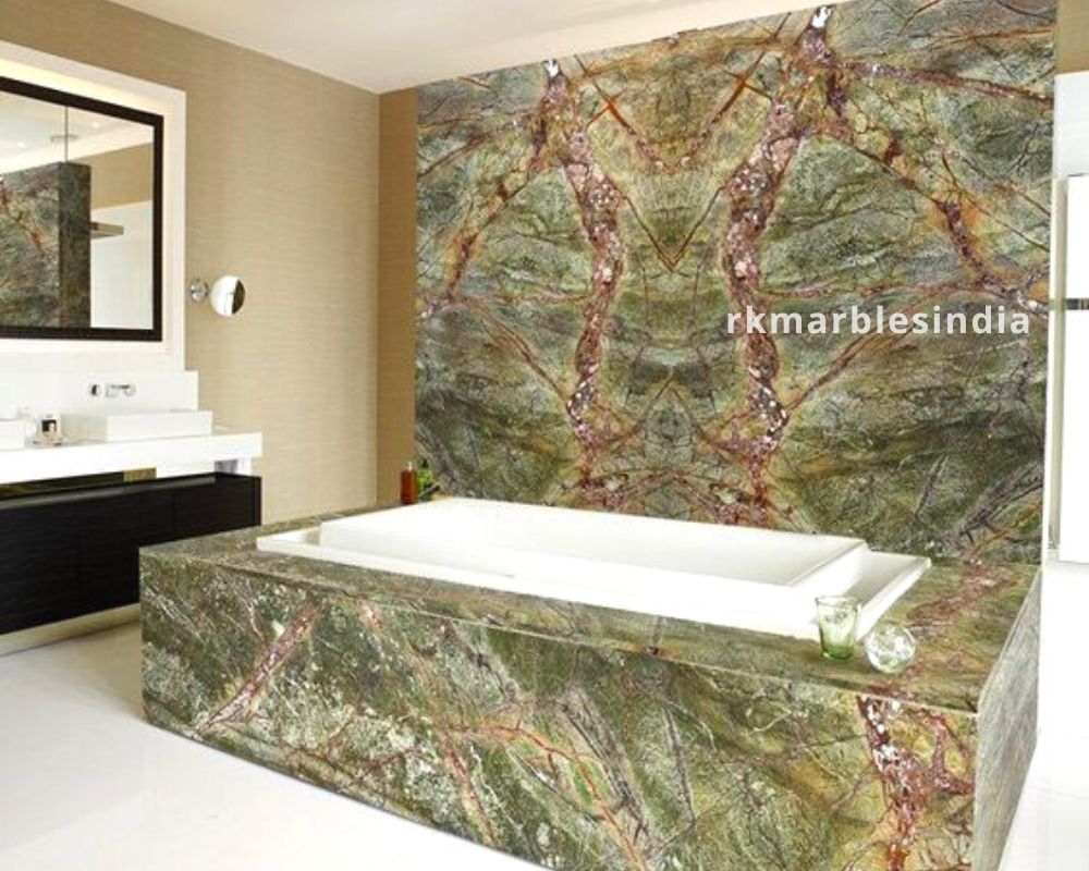 green Rainforest marble 