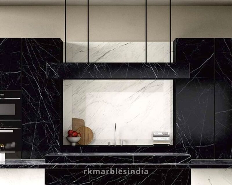 Imported Black Marquina Marble