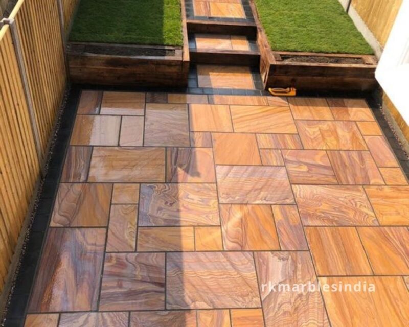 Rainbow Sandstone Tiles