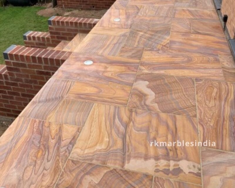 Rainbow Sandstone Tiles