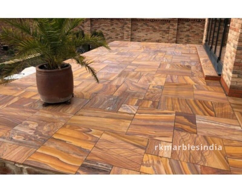 Rainbow Sandstone Tiles