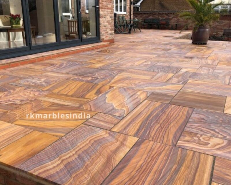 Rainbow Sandstone Tiles