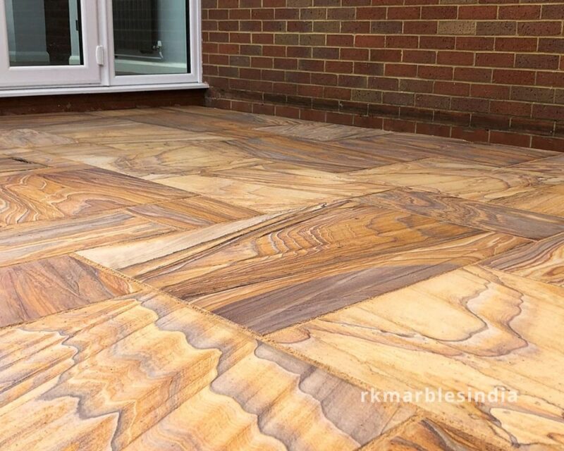 Rainbow Sandstone Tiles