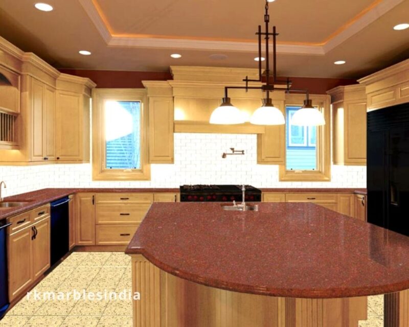 Ruby red Granite