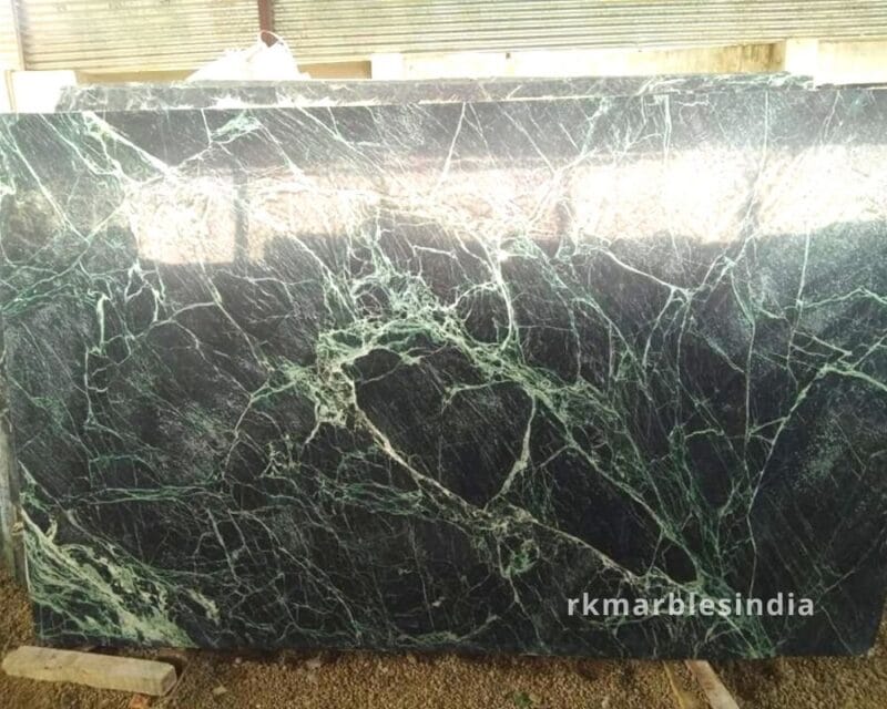 spider green marble